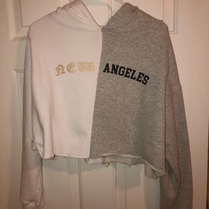 Kendall and Kylie cropped sweatshirt